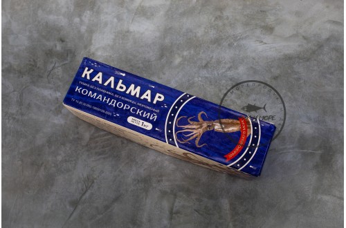Кальмар Командорский очищенный филе 1кг