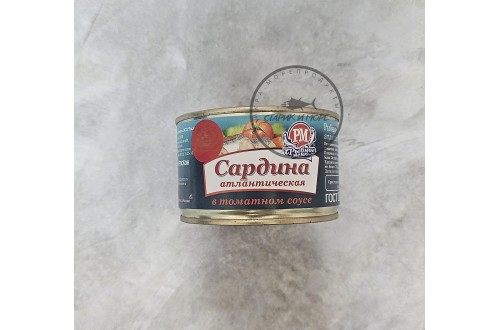 Сардина филе в томатном соусе 250гр